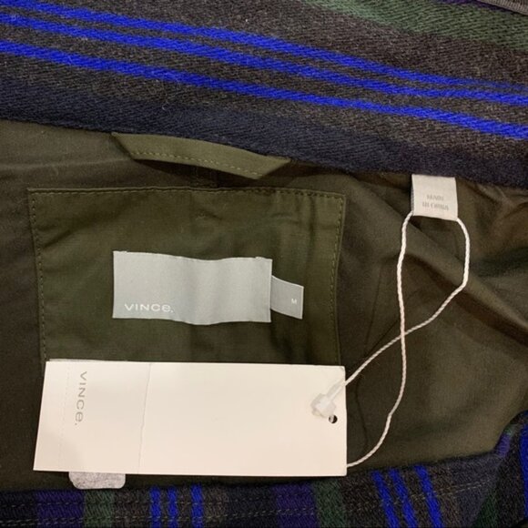 Vince Mixed Media Hooded Jacket - Picture 7 of 8